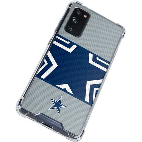 NFL Dallas Cowboys Zone Block Galaxy S20 FE Clear Case
